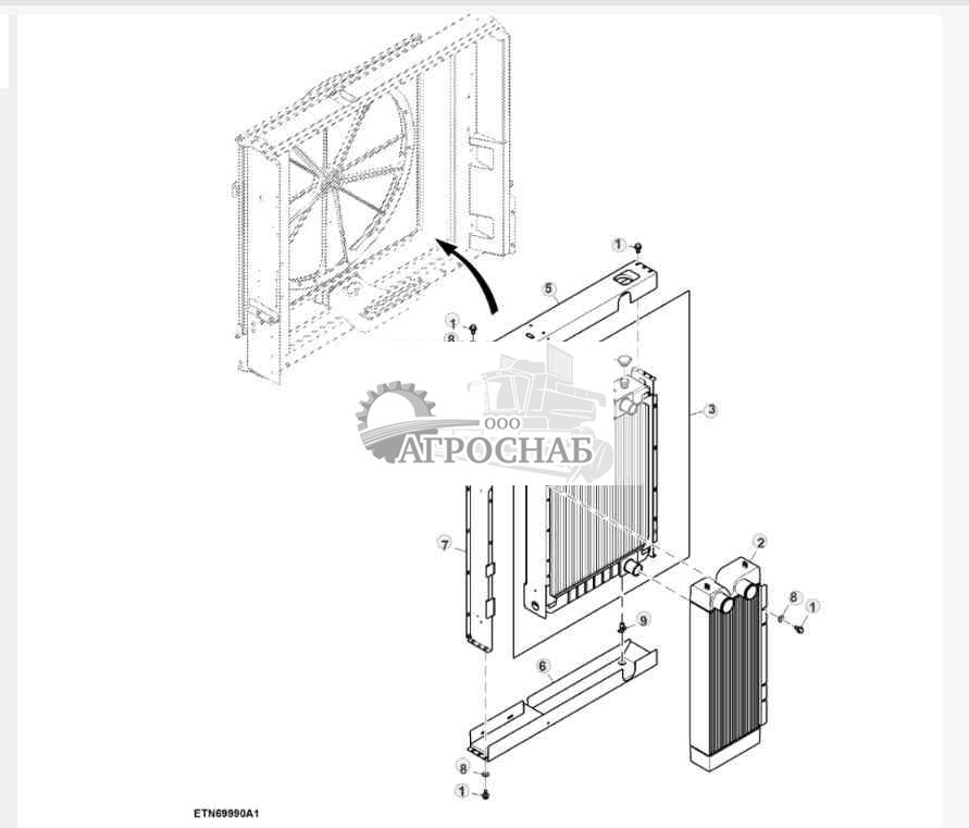 Радиатор и охладитель наддувочного воздуха 